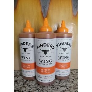 Kinder's Buttery Buffalo Wing Sauce 3 Pack (23.5 Ounce)